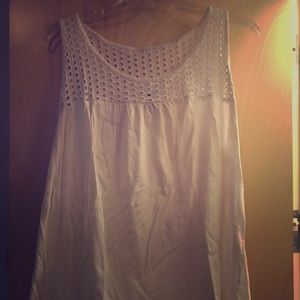 White tank top from Old Navy